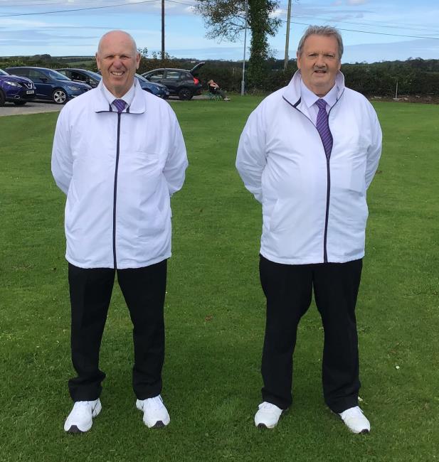 Umpires Steve Williams and Chris Stapleton